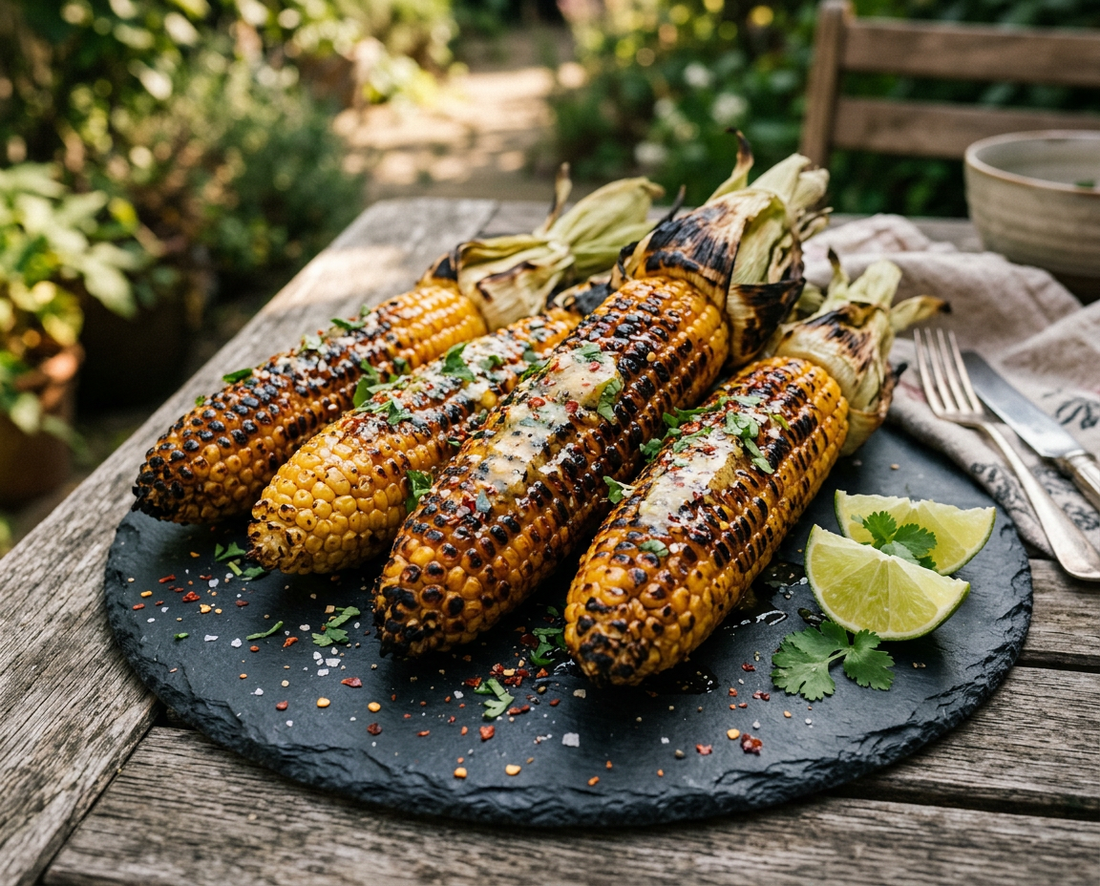 Miso Butter Charred Corn