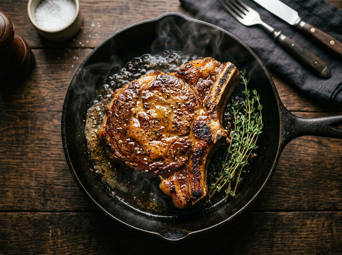 Miso Butter–Basted Rib Eye